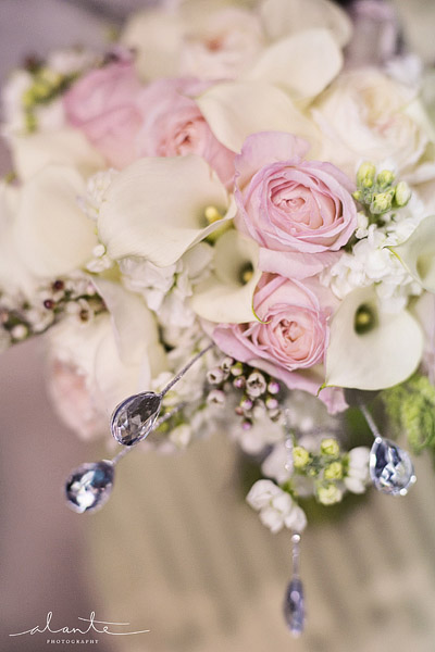 Pink and white pastel wedding bouquet from Laurel's Floral Decor